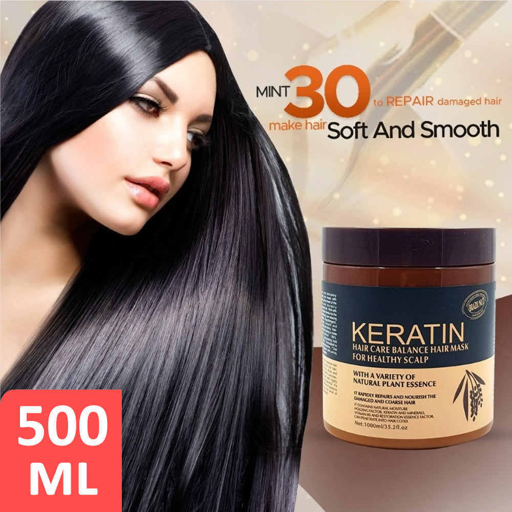 Keratin Hair care balance hair mask for healthy scalp