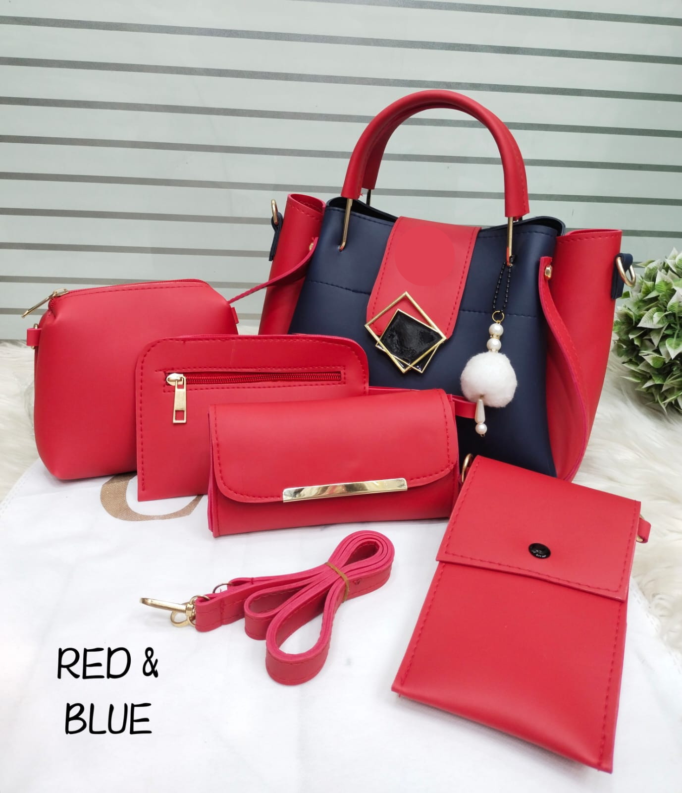 5pc Women Fashion Hand Bag Set