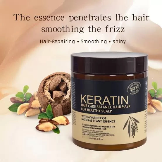 Keratin Hair care balance hair mask for healthy scalp